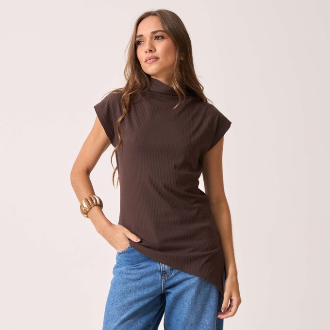 Blusa Canelada Melissa