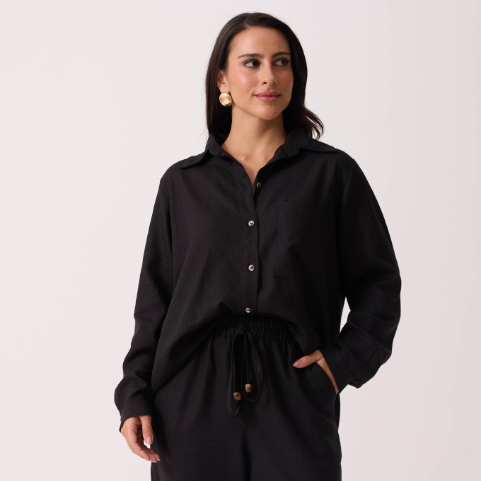 Camisa Viscolinho Jasmim