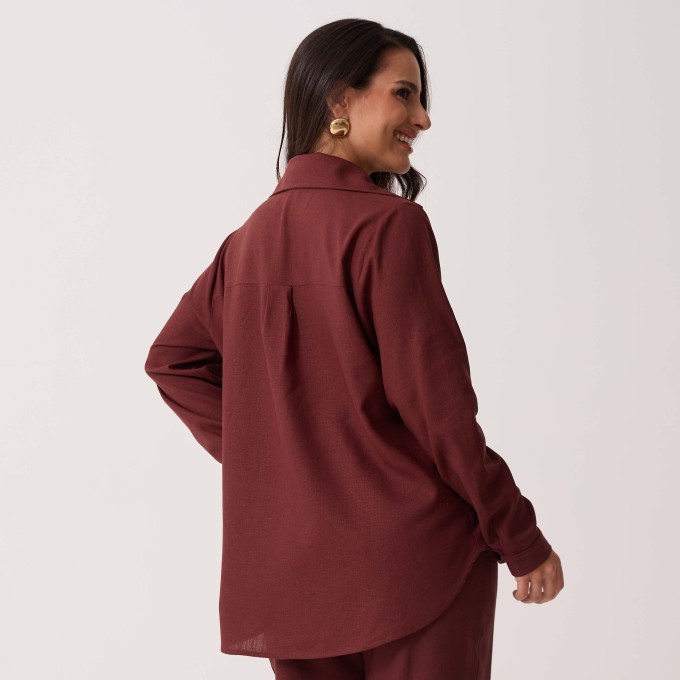 Camisa Viscolinho Jasmim