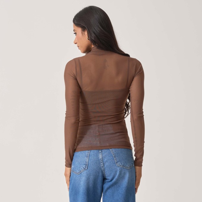 Blusa Tule Eduarda