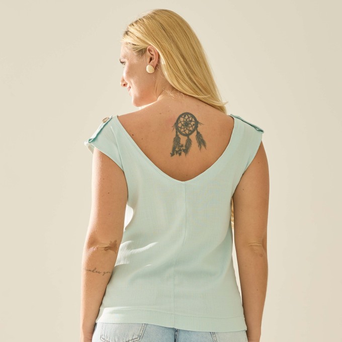 Blusa Viscolinho Ana Eliza