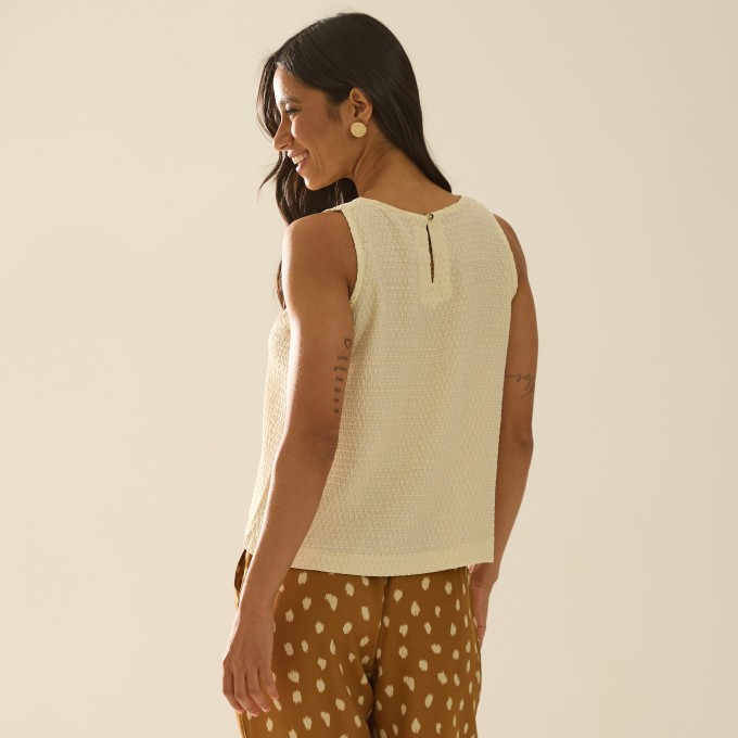 Blusa Tecido Anarruga Andressa