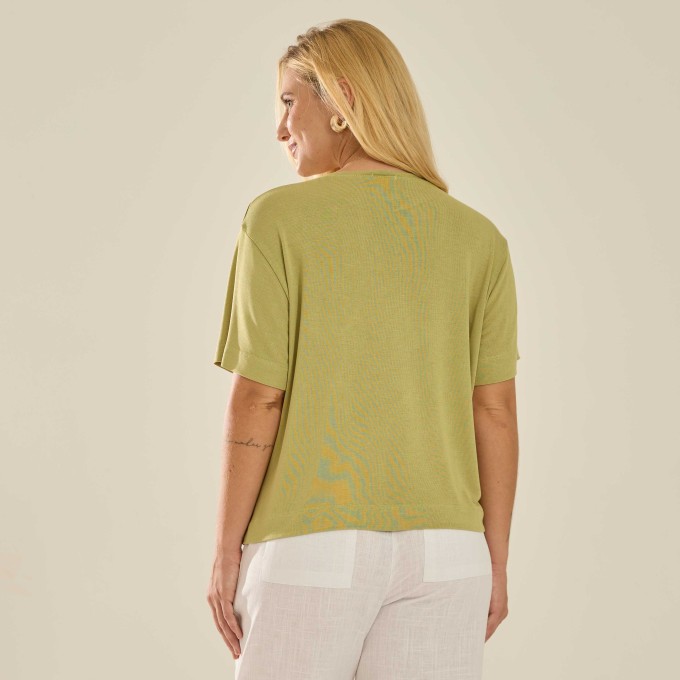 Blusa Malha Tricot Aylla