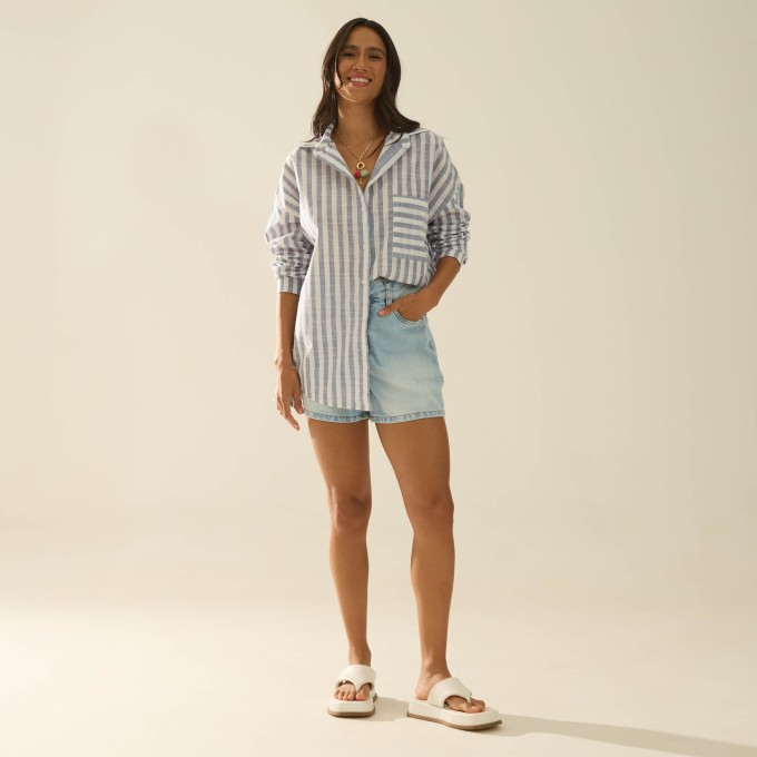 Camisão Listrado Vivian