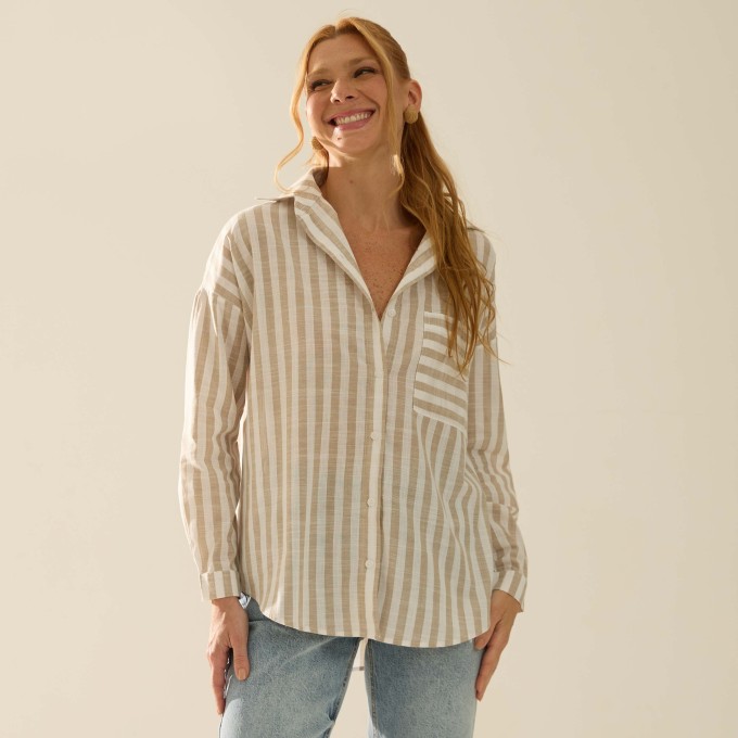 Camisão Listrado Vivian