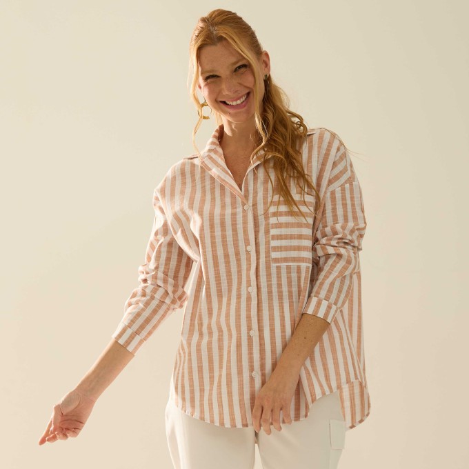 Camisão Listrado Vivian