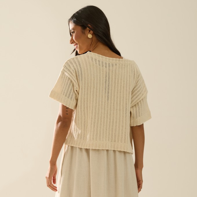 Blusa Malha Tricot Mia