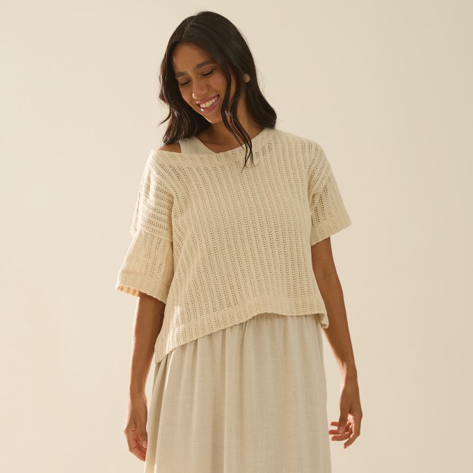 Blusa Malha Tricot Mia