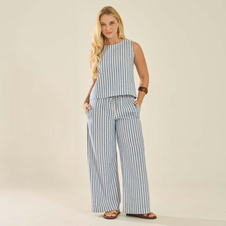 Calça Listrada Érika