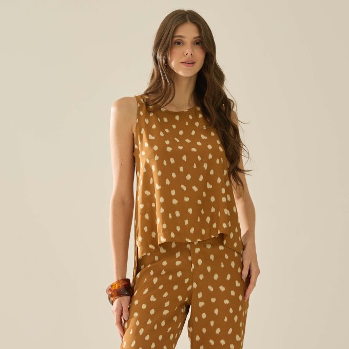 Blusa Estampada Cecília