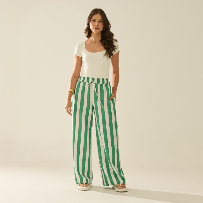 Calça Listrada Érika