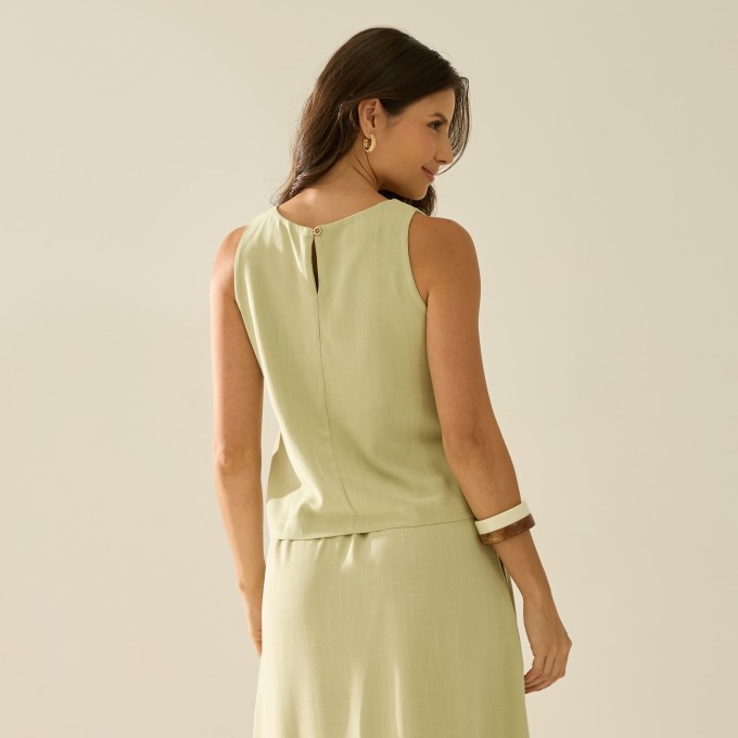 Blusa De Tecido Leandra