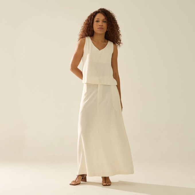 Blusa De Tecido Leandra