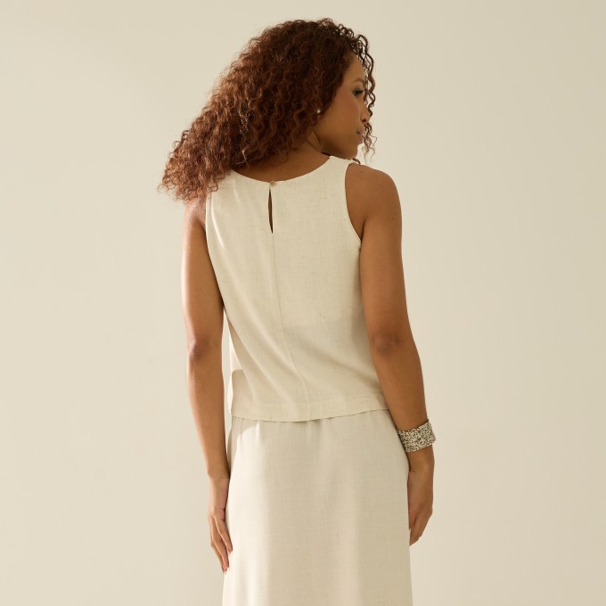 Blusa De Tecido Leandra