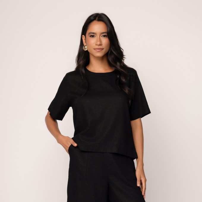 Blusa Viscolinho Letícia