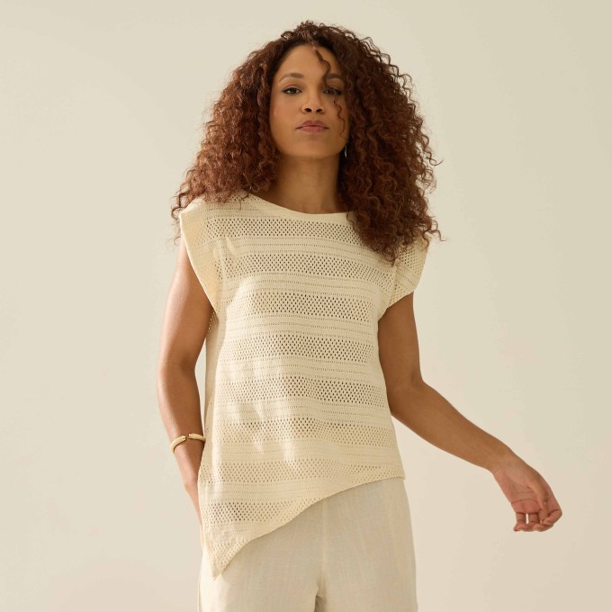 Blusa De Malha Tricot Dandara