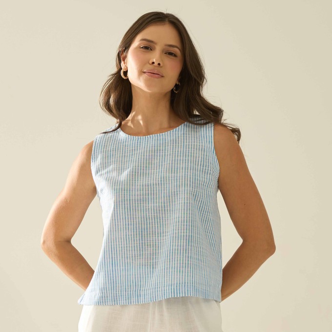 Blusa Listrada Renata - Listras Finas