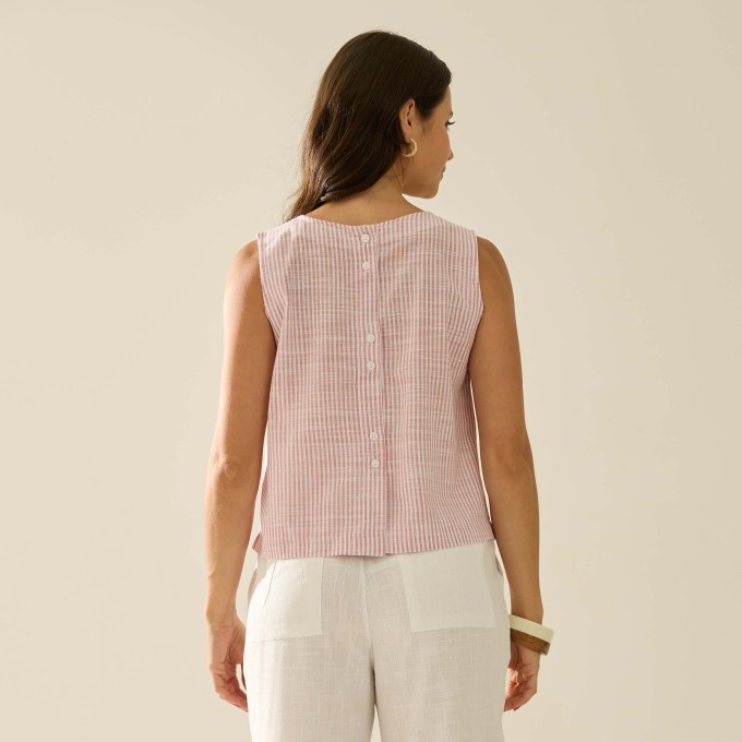 Blusa Listrada Renata - Listras Finas