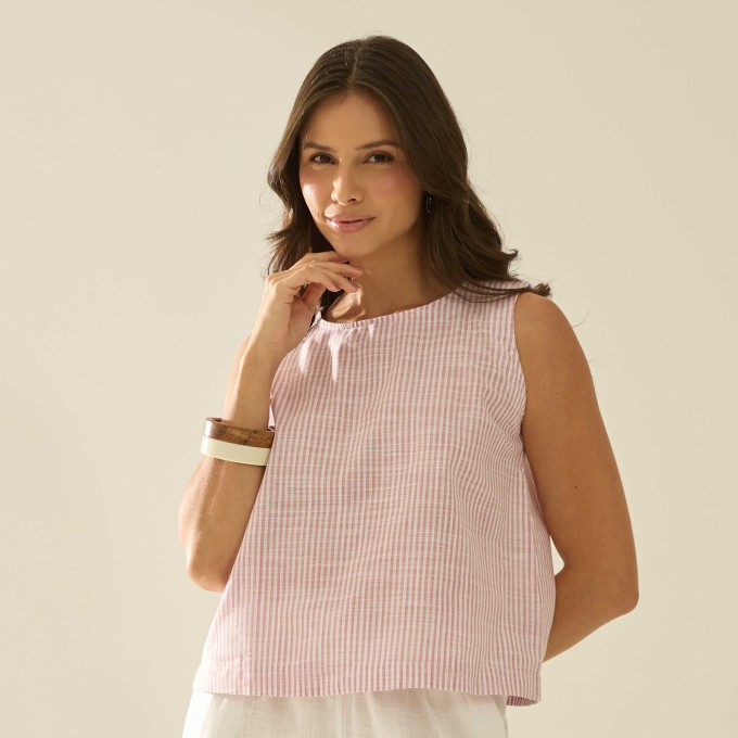 Blusa Listrada Renata - Listras Finas