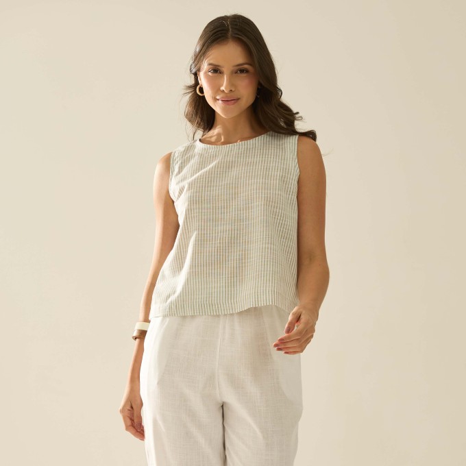 Blusa Listrada Renata - Listras Finas