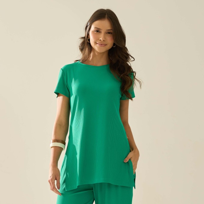 Blusa Canelada Melinda
