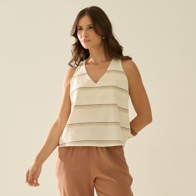 Blusa Listrada Nicoly
